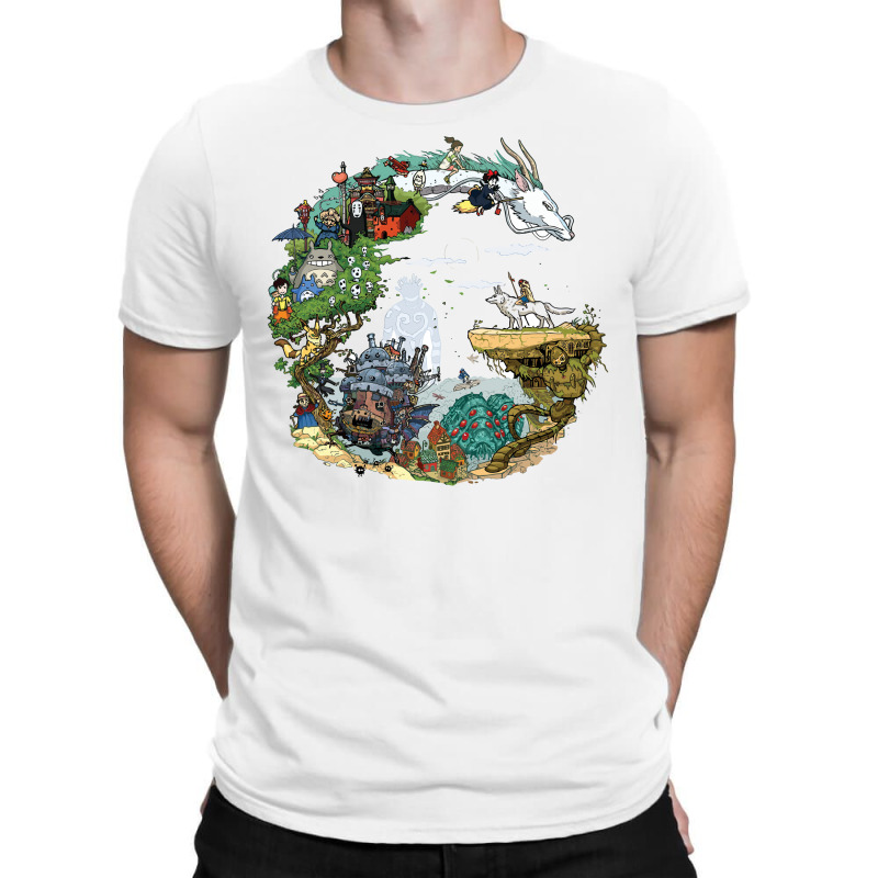 Ghibli Tribute T-shirt By Meza Design -