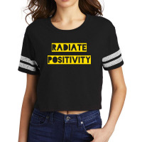 Radiate Positivity Scorecard Crop Tee | Artistshot