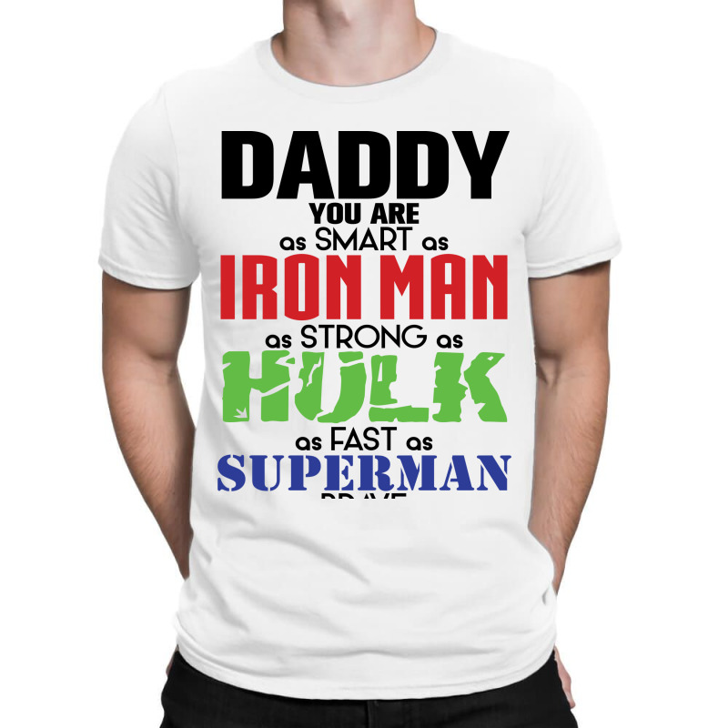 Superhero Papa Graphic Tee Shirt, S-5XL