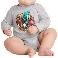 Tis The Season Football Helmet Long Sleeve Baby Bodysuit | Artistshot