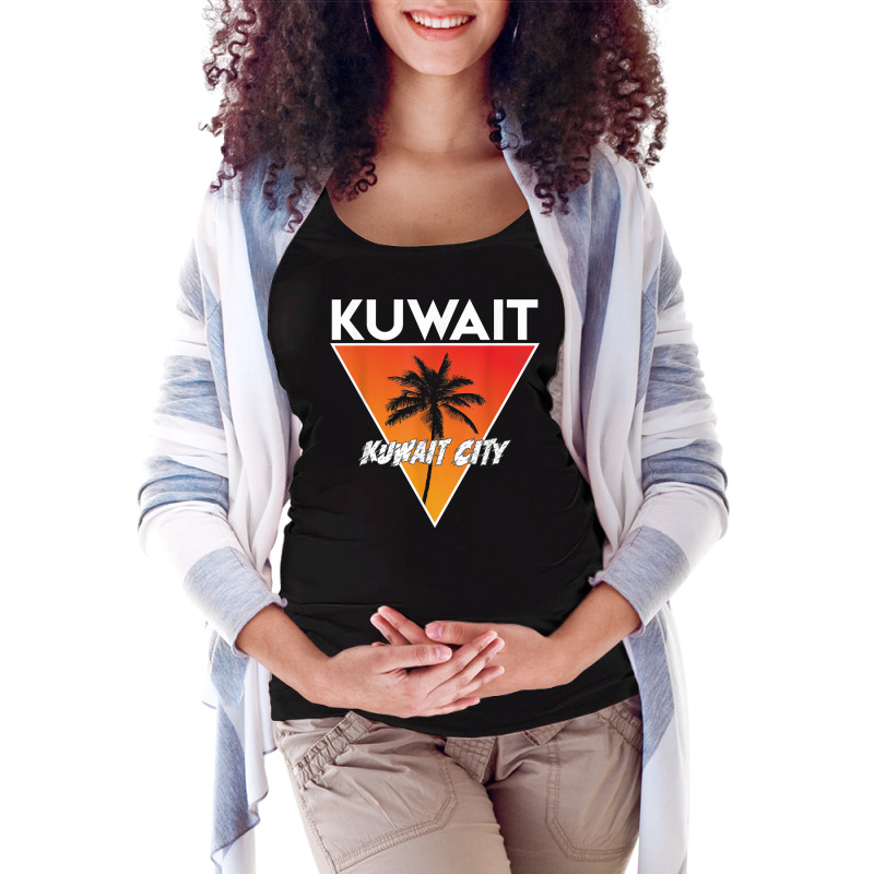 Kuwait With Sunny Colors T Shirt Maternity Scoop Neck T-shirt by weltzjharrasw | Artistshot