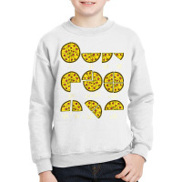 Pizza Salami Cheese Quick Math Fractions Math Teachers T Shirt Youth Sweatshirt | Artistshot