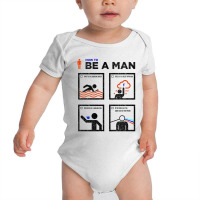 How To Be Good Man Baby Bodysuit | Artistshot