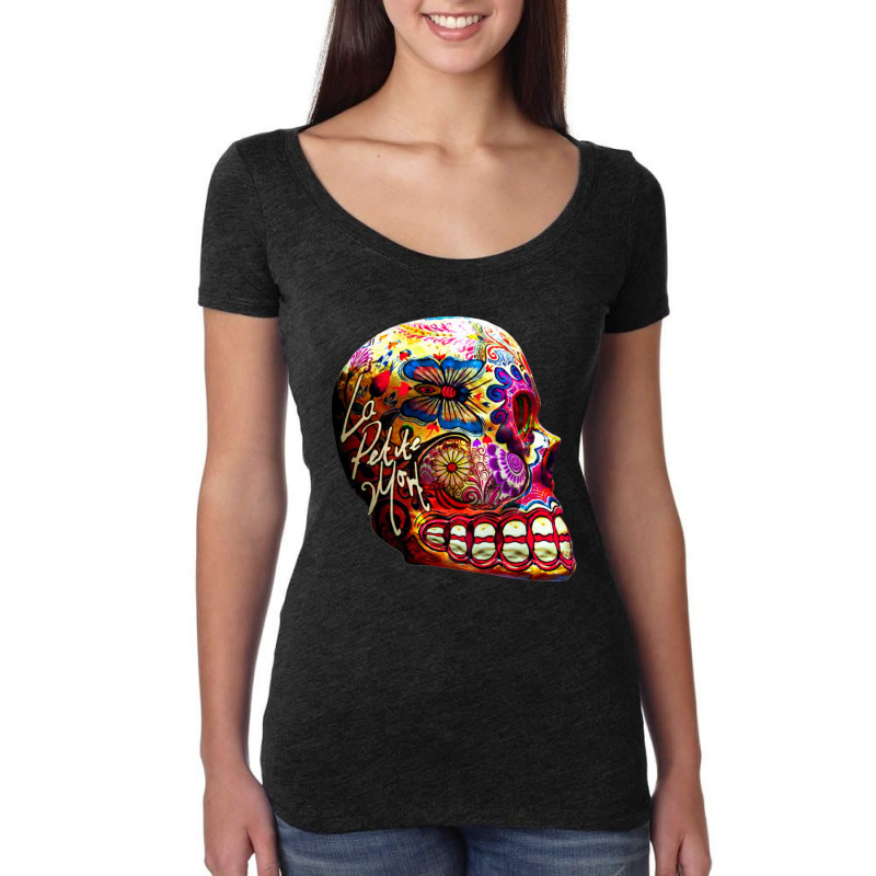 Little Death Petite Colorfull Women's Triblend Scoop T-shirt by andrianisofi | Artistshot