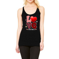 American Football Valentines Hearts Love Football Leopard Buffalo Plai Racerback Tank | Artistshot