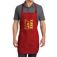 Electric Warrior Hero Full-length Apron | Artistshot