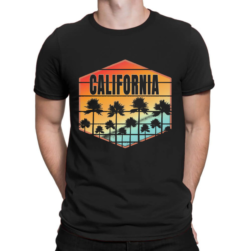 California Sunset Palm Trees Summer T-shirt | Artistshot