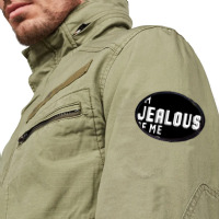 I'm Jealous Of Me Too Oval Patch | Artistshot