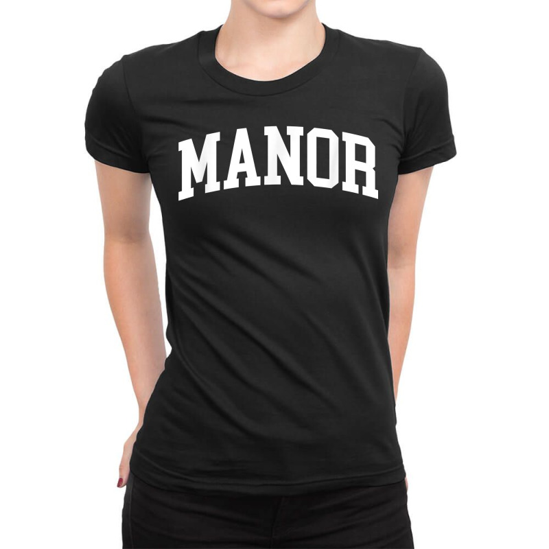 Manor Athletic Arch College University Alumni T Shirt Ladies Fitted T-Shirt by haylesfshiltsxd1 | Artistshot