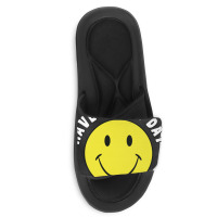 Retro Have A Nice Day Smile Happy Face Slide Sandal | Artistshot