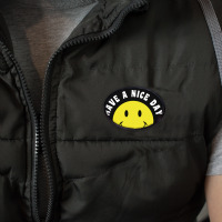 Retro Have A Nice Day Smile Happy Face Oval Patch | Artistshot