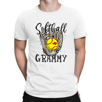 Softball Grammy Leopard Game Day Softball Lover Mothers Day T-shirt | Artistshot