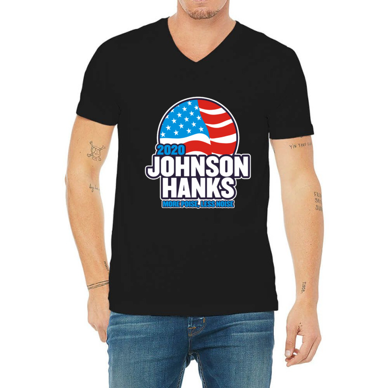 Johnson Hanks 2020 V-Neck Tee by nbobatiga | Artistshot