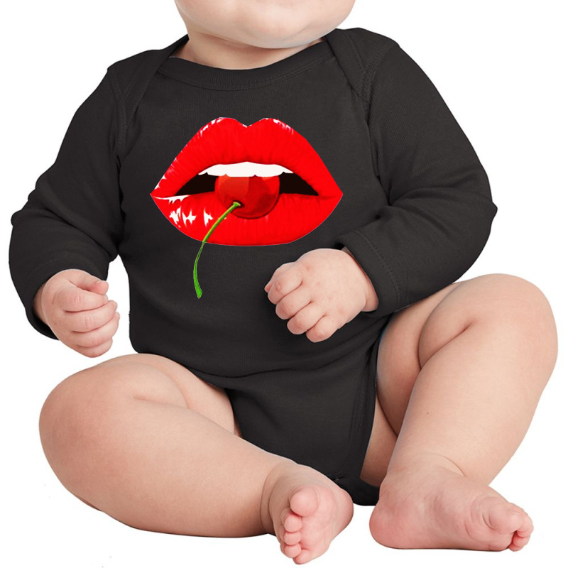 Lip Long Sleeve Baby Bodysuit | Artistshot