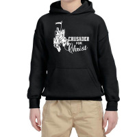 Vintage Crusader For Christ Youth Hoodie | Artistshot