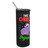 Hippopotamus Funny This Is My Christmas Pajama Hippopotamus Xmas Light Skinny Tumbler | Artistshot