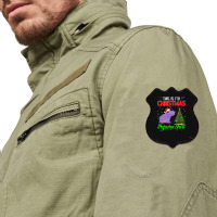 Hippopotamus Funny This Is My Christmas Pajama Hippopotamus Xmas Light Shield Patch | Artistshot