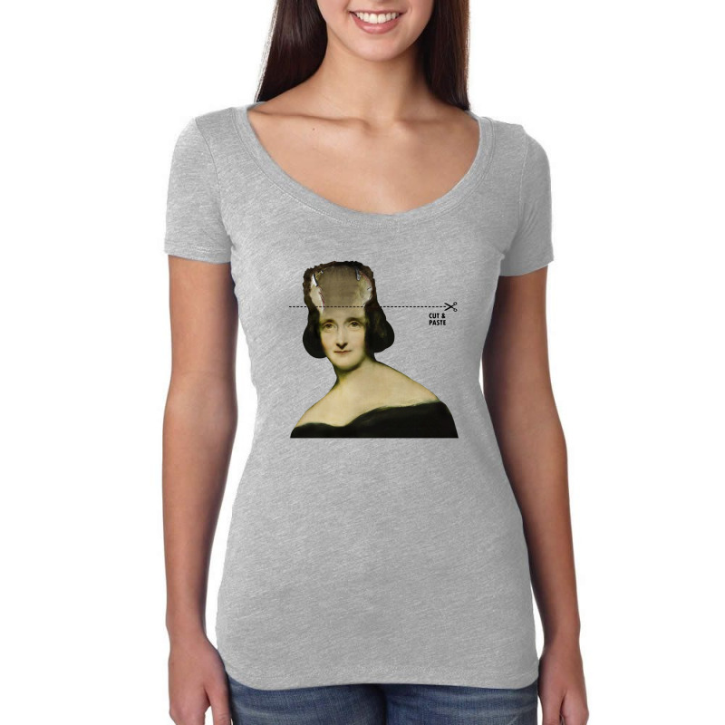 Reading Novel Girl Women's Triblend Scoop T-shirt by idalismarcha | Artistshot