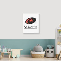 Football Saracens Fc Portrait Canvas Print | Artistshot