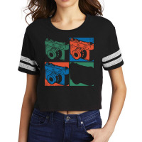 Photography T  Shirt Camera Photographer Photograph Pop Art Photograph Scorecard Crop Tee | Artistshot