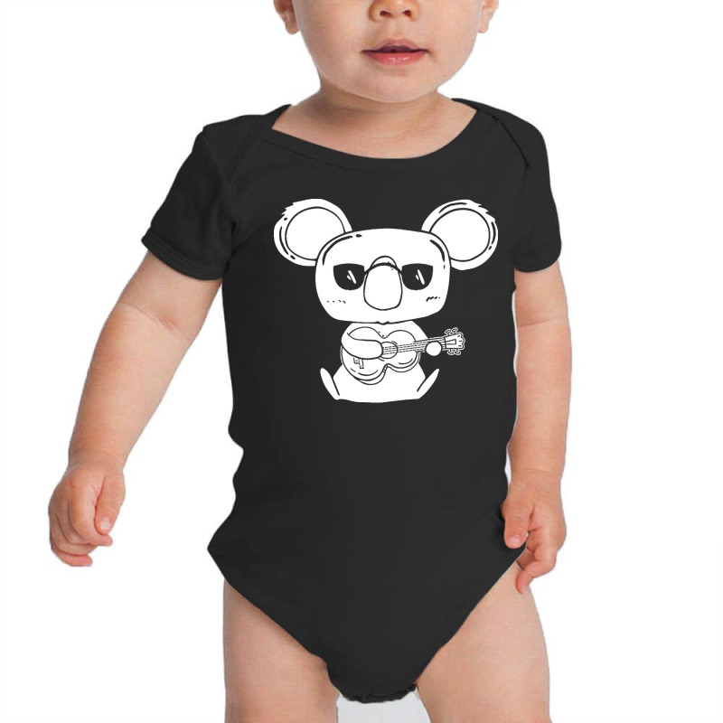 Ukulele Kids T  Shirt A Four String Ukulele Instrument With Koala T  S Baby Bodysuit | Artistshot