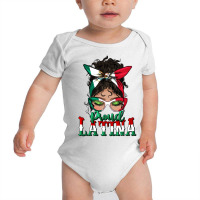 Proud Latina Messy Bun Mama Baby Bodysuit | Artistshot