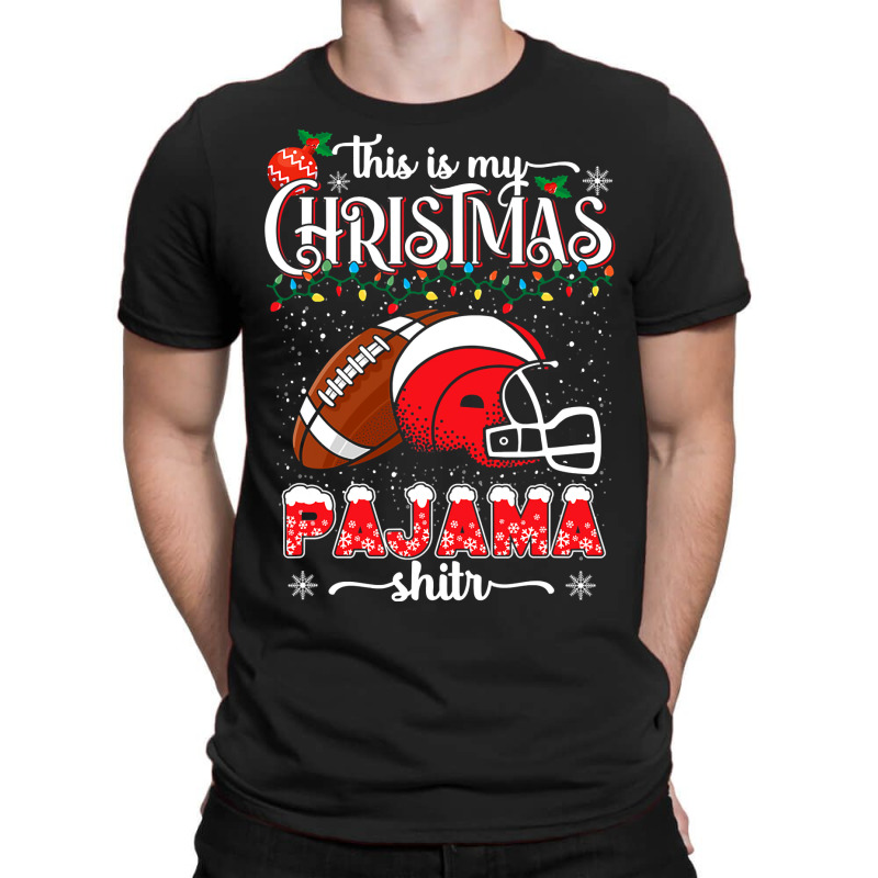 Football Men Women Football Christmas Pajama 57 Football Player T-Shirt by permad | Artistshot