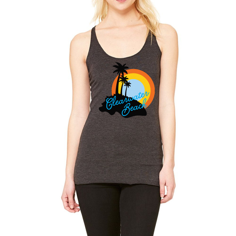 Clearwater Beach T  Shirt Clearwater Beach, Florida T  Shirt Racerback Tank by awfulelectronic | Artistshot