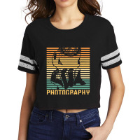 Photography T  Shirt Retro Camera Photo Photographer   Vintage Photogr Scorecard Crop Tee | Artistshot