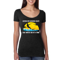 Cool Water Skiing For Women Mom Ski Sports Skiers Swimmer T Shirt Women's Triblend Scoop T-shirt | Artistshot