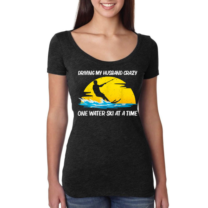 Cool Water Skiing For Women Mom Ski Sports Skiers Swimmer T Shirt Women's Triblend Scoop T-shirt by haylesfshiltsxd1 | Artistshot