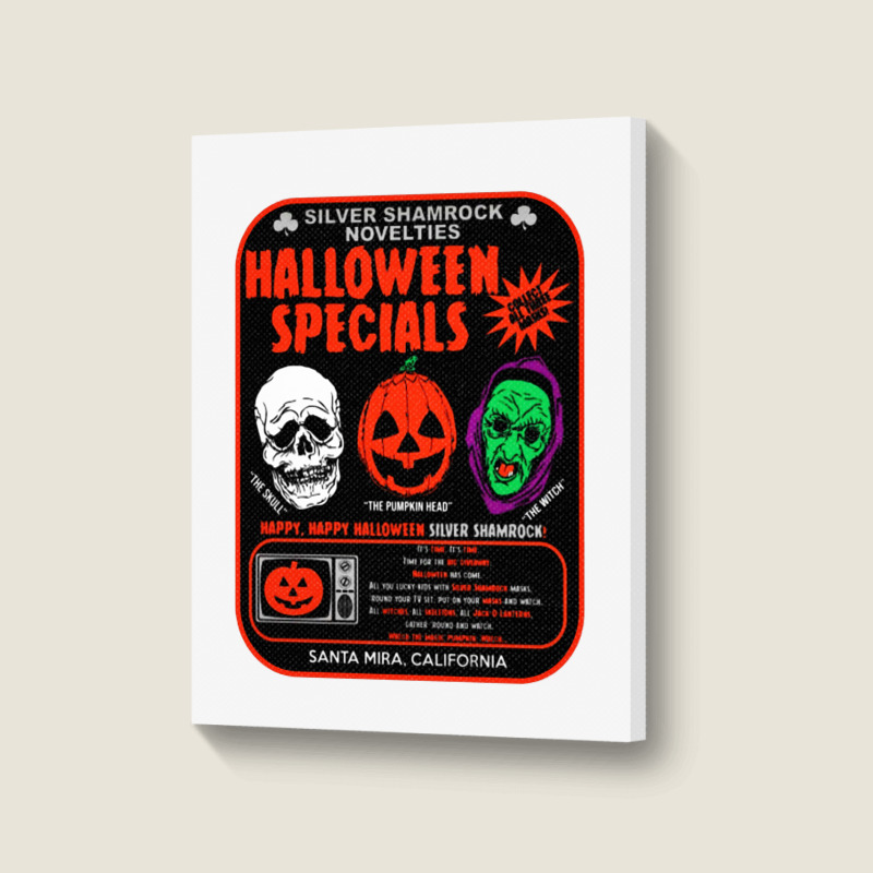 Season Of The Witch Halloween Specials Portrait Canvas Print | Artistshot