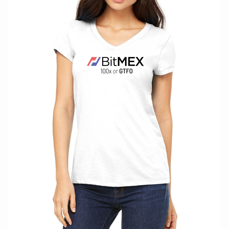 100x Or Gtfo Bitmex Edition Women's V-neck T-shirt | Artistshot