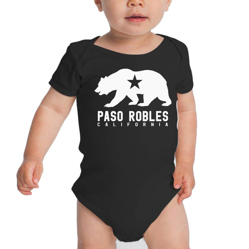 Paso Robles Winery California Wine Lovers Flag Pullover Hoodie Baby Bodysuit by michealamifflin | Artistshot