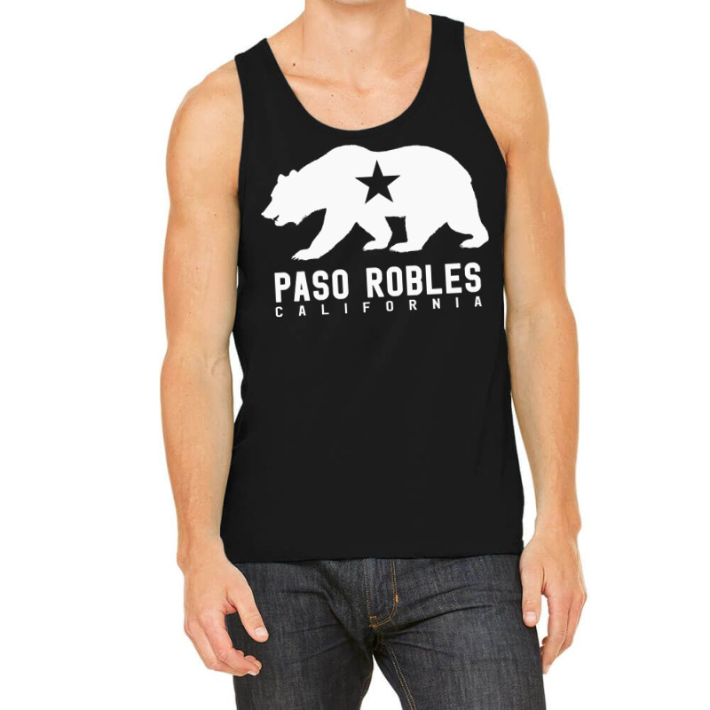 Paso Robles Winery California Wine Lovers Flag Sweatshirt Tank Top by michealamifflin | Artistshot