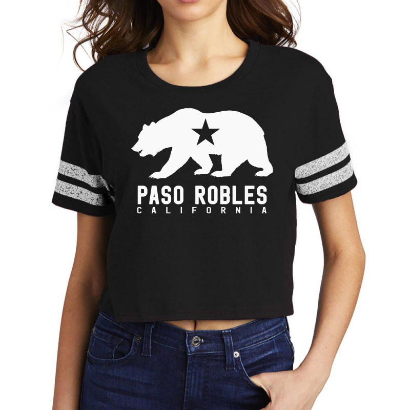 Paso Robles Winery California Wine Lovers Flag Sweatshirt Scorecard Crop Tee by michealamifflin | Artistshot