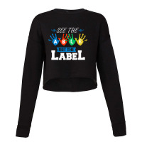 Autism Awareness Disability Support Sped Cropped Sweater | Artistshot