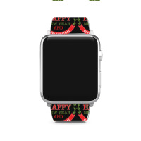 Happy New Year And Merry Christmas - Jingle Bells Apple Watch Band | Artistshot