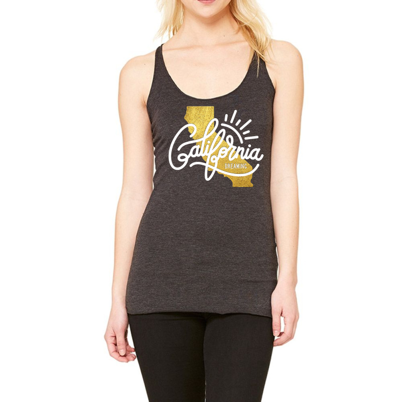 California Dreamin' Cali Vacation T Shirt Racerback Tank by shoaibmolleda | Artistshot