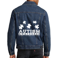 Autism Awareness Day Accept Understand Love Men Denim Jacket | Artistshot