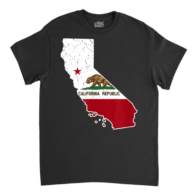 California Map Shirt   California Flag Gift Classic T-shirt | Artistshot