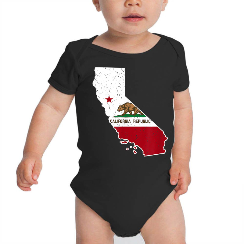 California Map Shirt   California Flag Gift Baby Bodysuit | Artistshot