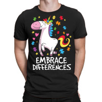 Embrace Different Unicorn Autism Awareness Day T-shirt | Artistshot