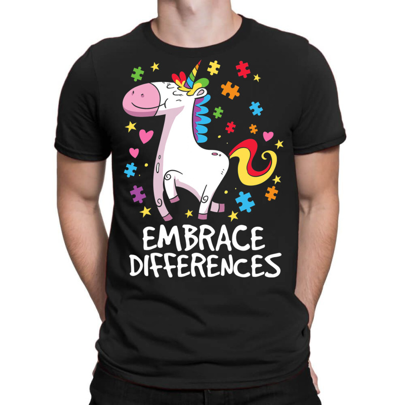 Embrace Different Unicorn Autism Awareness Day T-shirt | Artistshot