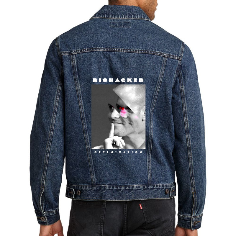 Biohacker Optimization Men Denim Jacket | Artistshot