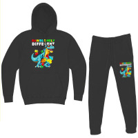 Rawrsomely Different Dinosaur Dino Autism Awareness Hoodie & Jogger Set | Artistshot