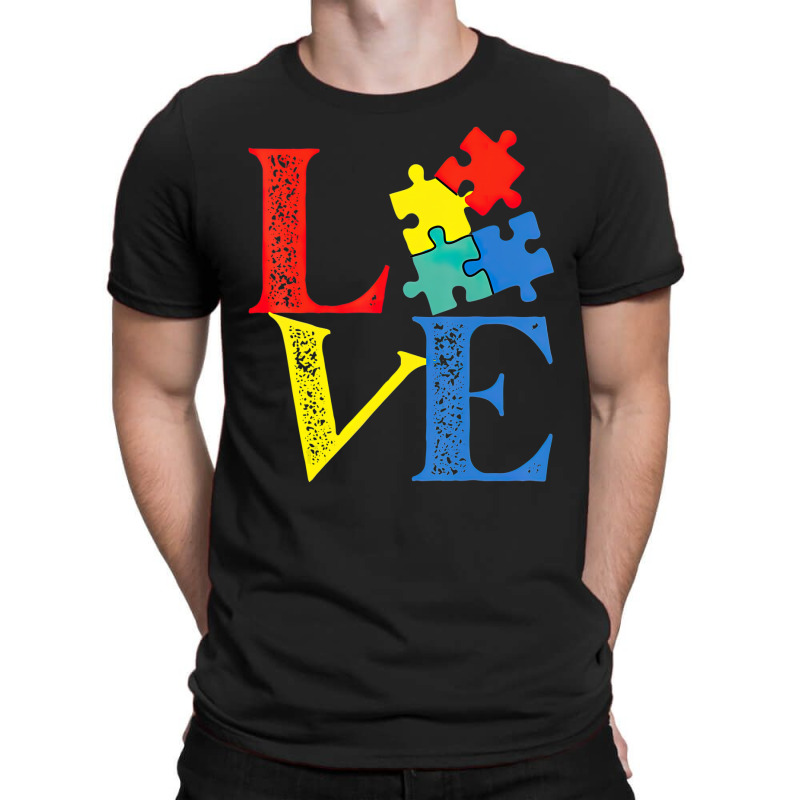 Love Puzzle Autism Awareness T-shirt | Artistshot