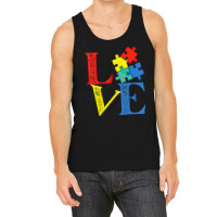 Love Puzzle Autism Awareness Tank Top | Artistshot