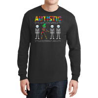 Skeleton Autism Its Not A Disability Autism Awareness Long Sleeve Shirts | Artistshot