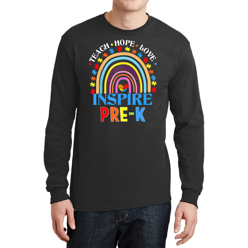 Teach Hope Love Inspire Pre Long Sleeve Shirts by LeiThompson | Artistshot